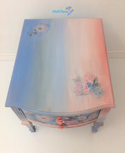 Load image into Gallery viewer, Vintage French Provincial Rose Ombre Accent Table - Furniture MaRiTama HOME