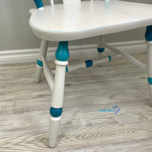 Load image into Gallery viewer, White and Blue Country Style Accent Chair - Chairs MaRiTama HOME