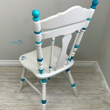 Load image into Gallery viewer, White and Blue Country Style Accent Chair - Chairs MaRiTama HOME