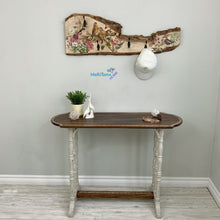 Load image into Gallery viewer, White and Wood Rustic Console - End Tables MaRiTama HOME