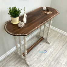 Load image into Gallery viewer, White and Wood Rustic Console - End Tables MaRiTama HOME