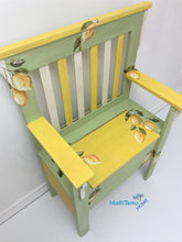 Load image into Gallery viewer, Yellow and Green Lemon Storage Bench - Furniture MaRiTama HOME