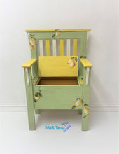 Load image into Gallery viewer, Yellow and Green Lemon Storage Bench - Furniture MaRiTama HOME