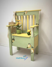 Load image into Gallery viewer, Yellow and Green Lemon Storage Bench - Furniture MaRiTama HOME
