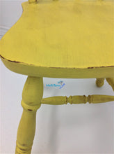 Load image into Gallery viewer, Yellow Farmhouse Wooden Chair - Furniture MaRiTama HOME