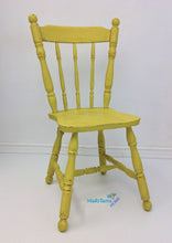 Load image into Gallery viewer, Yellow Farmhouse Wooden Chair - Furniture MaRiTama HOME