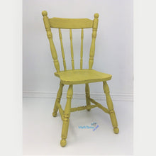 Load image into Gallery viewer, Yellow Farmhouse Wooden Chair - Furniture MaRiTama HOME