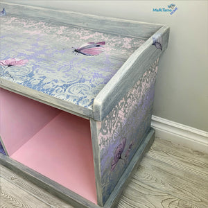 Cotton Candy Lace Bench