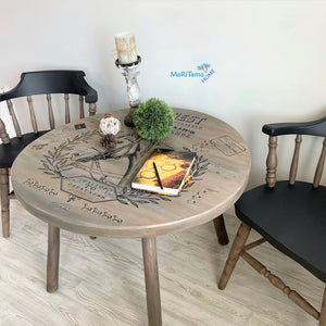 Farmhouse Accent Corner Coffee Table & Captain Chairs set - Furniture MaRiTama HOME