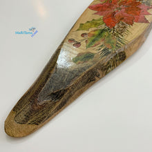 Load image into Gallery viewer, Small Live Edge Christmas Poinsettia Board

