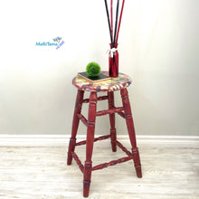 Load image into Gallery viewer, Red New York Bar Stool
