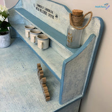Load image into Gallery viewer, Antique Blue and White Farmhouse Cabinet - Furniture MaRiTama HOME

