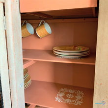 Load image into Gallery viewer, Antique Farmhouse Kitchen / Dining Terracotta Cabinet - Furniture MaRiTama HOME
