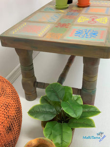Boho Spanish Style Tile Coffee Table - Furniture MaRiTama HOME