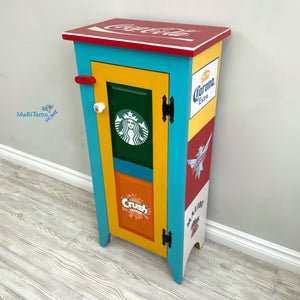 Colorful Mini Bar Cabinet - Cabinets & Storage MaRiTama HOME