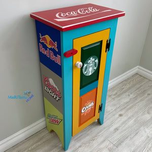 Colorful Mini Bar Cabinet - Cabinets & Storage MaRiTama HOME
