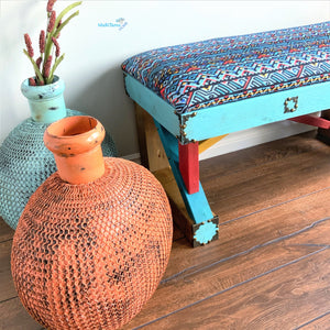 Custom made Boho Aztec Upholstered Bench - Custommade MaRiTama HOME
