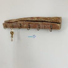 Load image into Gallery viewer, Custom made Gold Live Edge Wood Key Hooks - Coat &amp; Hat Racks MaRiTama HOME
