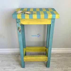 Custom made Lemon Blue & Yellow Plant Stand - Custommade MaRiTama HOME