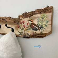 Load image into Gallery viewer, Custom made Live Edge Birds Coat Rack - Coat &amp; Hat Racks MaRiTama HOME
