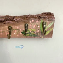 Load image into Gallery viewer, Custom Made Pink Live Edge Spring Key Hooks - Coat &amp; Hat Racks MaRiTama HOME

