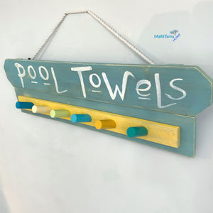 Custom made Pool Towel Hanger - Swimming Pools MaRiTama HOME