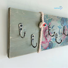 Load image into Gallery viewer, Custom made Rustic Flower Key Holder - Home Decor MaRiTama HOME
