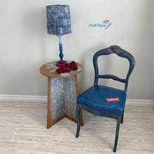 Load image into Gallery viewer, Denim Lamp with Ombre Stand - Home Decor MaRiTama HOME
