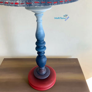Denim Lamp with Ombre Stand - Home Decor MaRiTama HOME