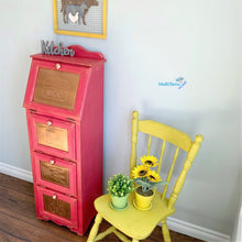 Load image into Gallery viewer, Farmhouse Coral Bread / Vegetable Cabinet - Furniture MaRiTama HOME
