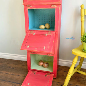 Farmhouse Coral Bread / Vegetable Cabinet - Furniture MaRiTama HOME
