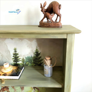 Farmhouse Forest Deer Bookcase - Furniture MaRiTama HOME