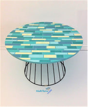 Load image into Gallery viewer, Indoor / Outdoor Blue Brick Table - Furniture MaRiTama HOME

