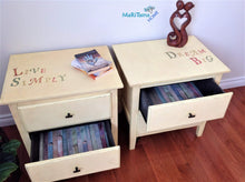 Load image into Gallery viewer, Live Simply Dream Big Night Stands - Furniture MaRiTama HOME
