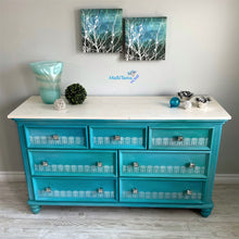 Load image into Gallery viewer, Ocean Blue Lace Trimming Dresser - Furniture MaRiTama HOME

