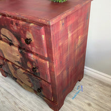 Load image into Gallery viewer, Retro Lady Brick Red Chest of Drawers / Dresser - Furniture MaRiTama HOME
