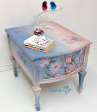 Load image into Gallery viewer, Vintage French Provincial Rose Ombre Accent Table - Furniture MaRiTama HOME
