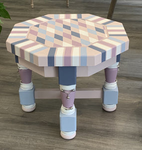 Whimsical Bedazzled Pink Accent Side Table - Furniture MaRiTama HOME