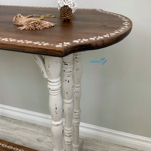 White and Wood Rustic Console - End Tables MaRiTama HOME