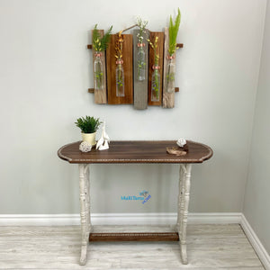 White and Wood Rustic Console - End Tables MaRiTama HOME