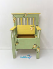 Load image into Gallery viewer, Yellow and Green Lemon Storage Bench - Furniture MaRiTama HOME
