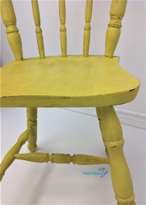Yellow Farmhouse Wooden Chair - Furniture MaRiTama HOME
